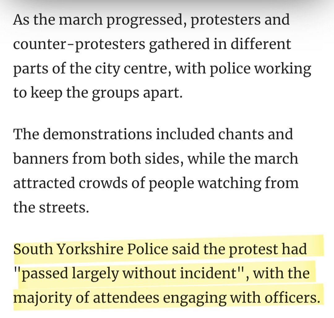 FrederickE37181's tweet photo. “No incidents” in Sheffield? Masks ignored, scuffles filmed, two-tier exposed

Imagine if the patriot lads pulled this. Instant arrests, wall-to-wall media, MPs screaming. Instead: one drunk, masks ignored, and radio silence.   https://t.co/6ZqU1PnlPO
