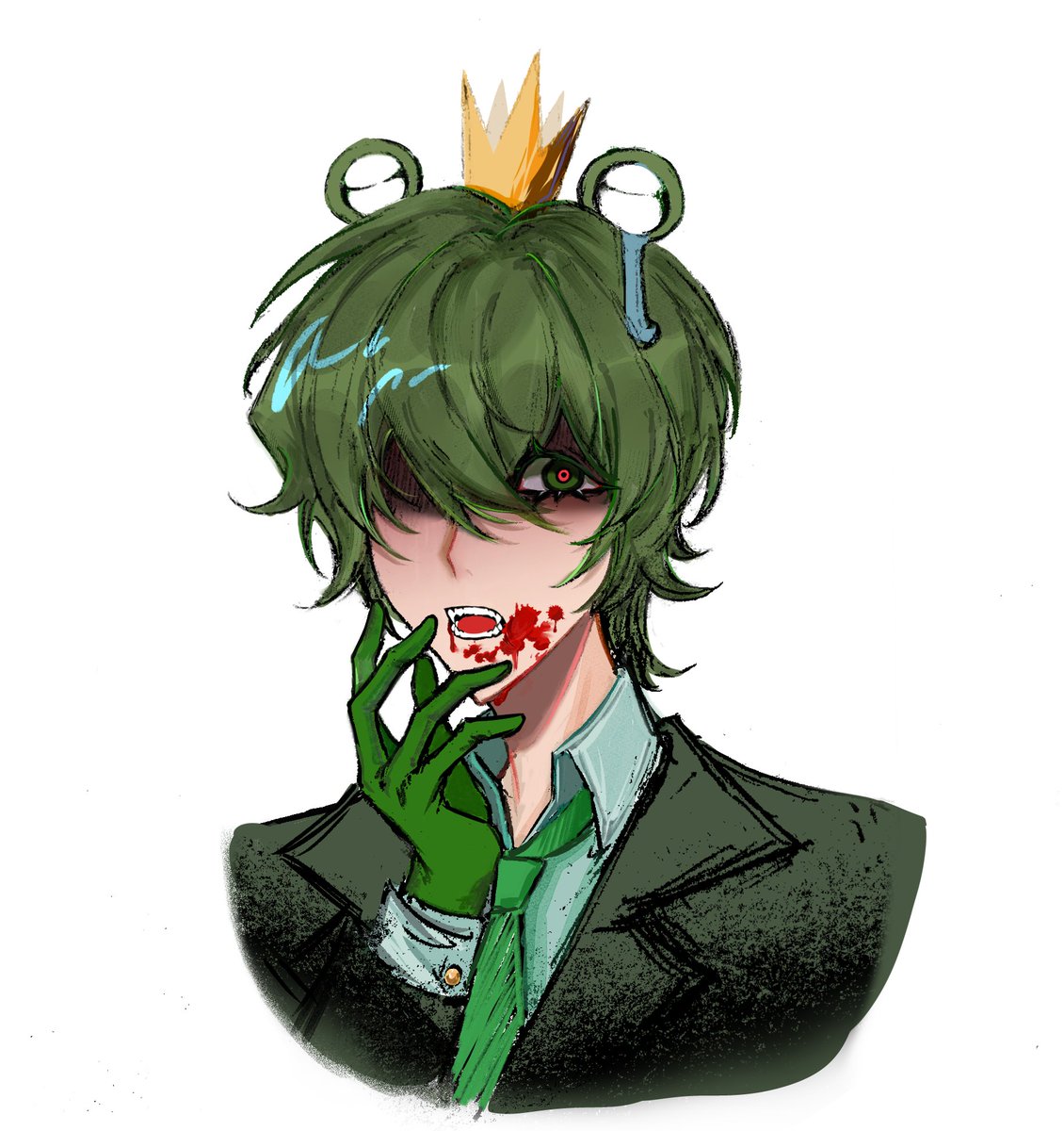 yuwan0831's tweet photo. 🩸EAT IT UP🍴
#mcyt #mcytfanart #froggydude #froggydudefanart https://t.co/HOx3Hd9Oi0