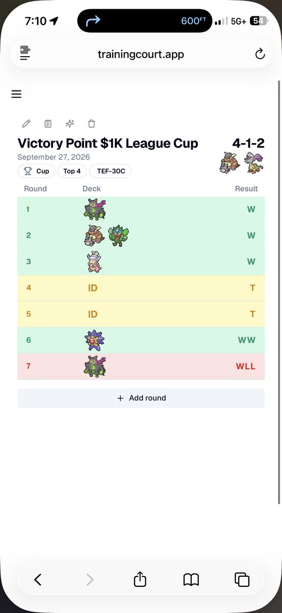 bam_gaming6's tweet photo. Top 4 with Slop
@DaHubsTCG ‘s goated 60
The Okidogi too strong 
+32cp
+$100
@REFINE_TCG WIN!!!
@VOIDSUPPLYTCG https://t.co/a6eHcaOnue