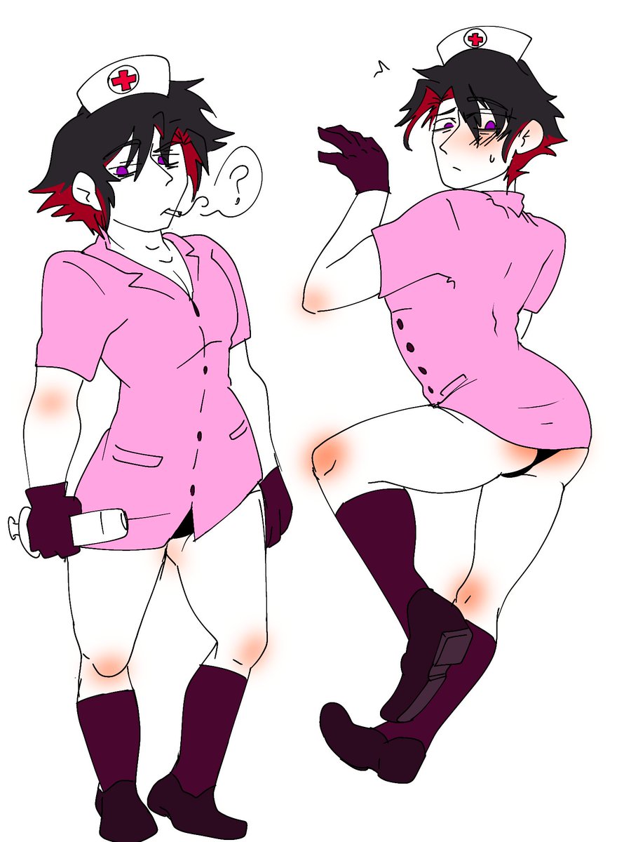 Biidkes's tweet photo. Canon!Fumus and Moe!Fumus in sexy Nurse clothes. Yes. Ahh, this was so good to draw, lmao. I'll draw Fumuscest soon, mmMMmMm

#okegomtwt #funamuseart #fumus https://t.co/Aq96RPqv3F