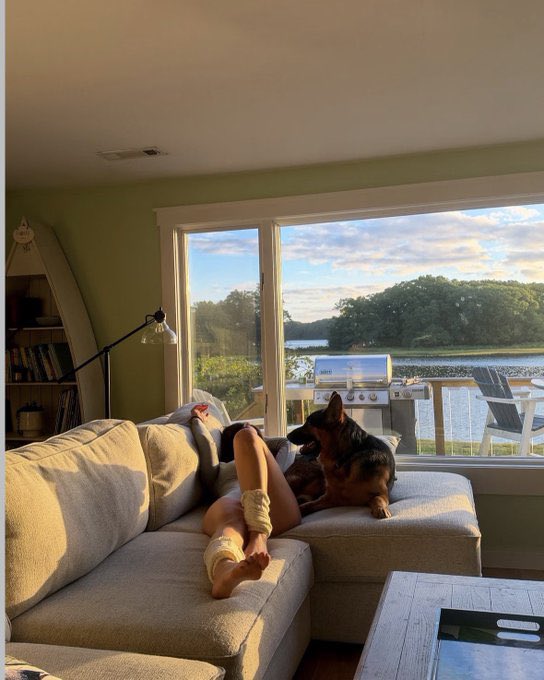 Juliacunnin's tweet photo. you wish you were spending your evening right here ⁠#goldenhour⁠ ⁠#cozyvibes⁠ ⁠#sundayfunday⁠ ⁠#germanshepherd⁠ https://t.co/mZ6bct1QXx