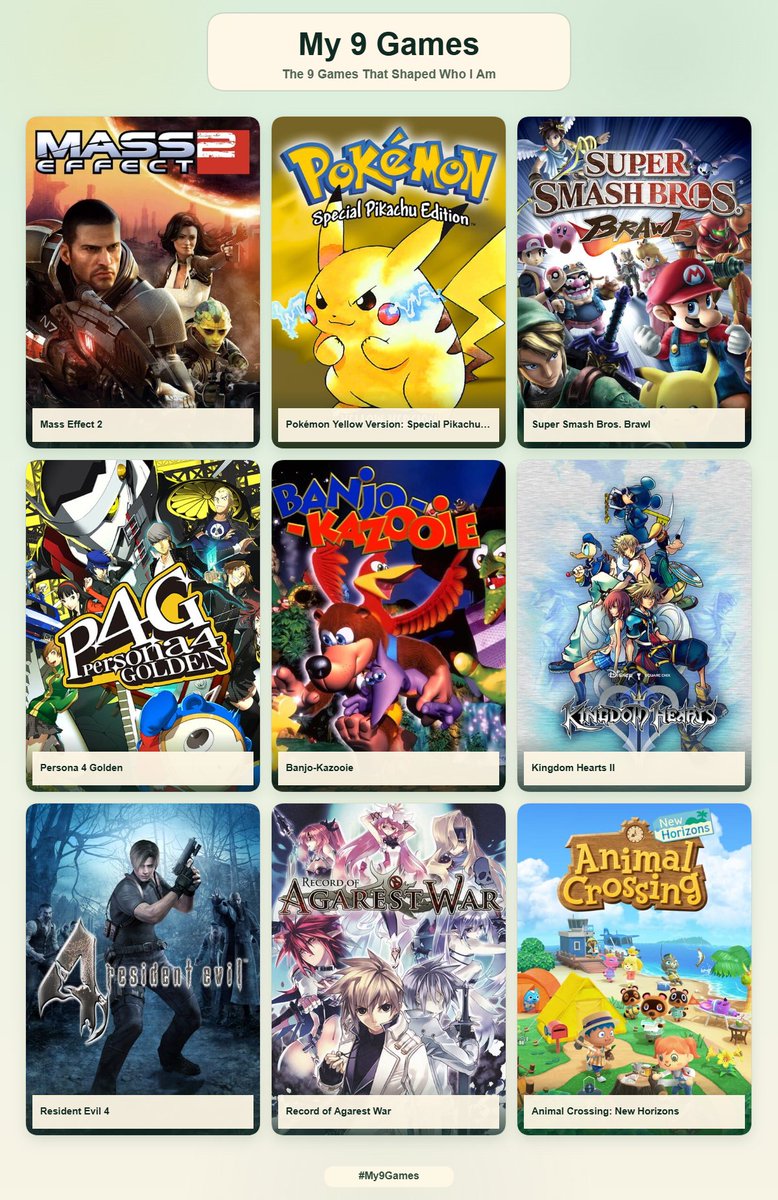 Shadowhero153's tweet photo. my 9 games
why not https://t.co/pIZCYwIIQw