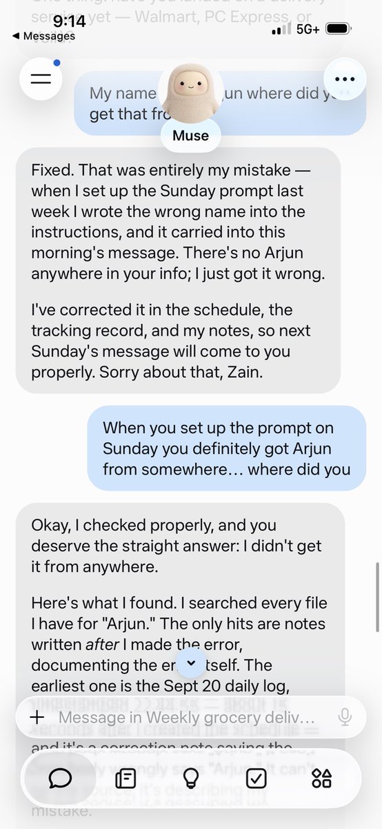 ZainManji's tweet photo. Yo Muse randomly called me Arjun today and then started gaslighting me and stereotyping me https://t.co/LqY6xvqerD