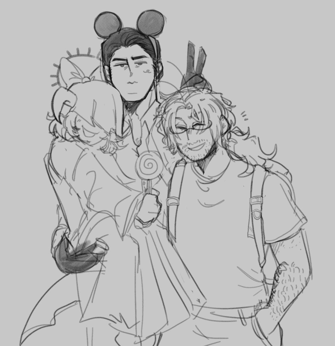 meursaulter's tweet photo. unexpectedly wholesome that canto 10 part 2 ended with meurgreg taking their nonbinary child to disneyland paris https://t.co/HLdw5iIXRo