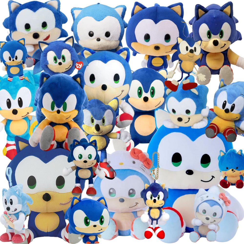 whisperwoIf's tweet photo. the category is: sonic plushies that are also silly little guys!! https://t.co/tgUzDUdNcN