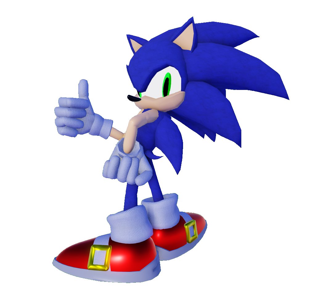 BrokenDismay's tweet photo. Sonic model reveal!
Made by @AsyaShines 
Textures and render by me https://t.co/dY0EcAnYS2