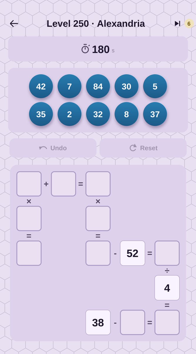 Eulerasudoku's tweet photo. 🧮Level 250 it gets tricky
Put each blue number into exactly one box so that all 6 equations are correct
⏱️How long does it take you Reply with your time
Free on Eulera
https://t.co/qrmal51xUz
#RAFFairford
#Drumcree
#NorEaster
#HereWeGo
#AEWAllOut
#Avanti
#BillsMafia
#Strictly https://t.co/Qtqz2xSDWH