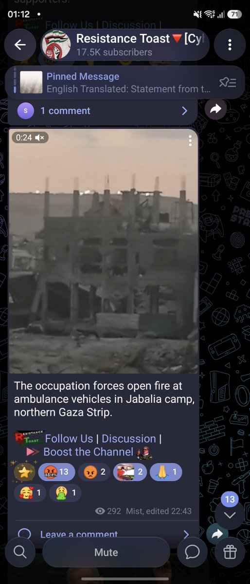ArdentStubborn's tweet photo. Oh INTENTIONALLY targeting an ambulance in Jabalia camp is how you @IDF @Israel "deplore" harm to non involved parties and we definitely did "not" see your "moral and valiant soldiers" upload the video mocking slaughtered and wounded innocent Palestinian civilians in Gaza 

This is you "reducing" harm to civilians @netanyahu 

And you guys wonder why you're despised 🤬🖕🤬🖕