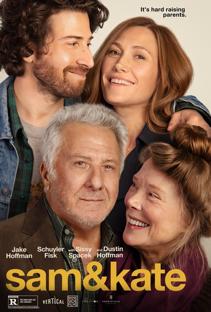 FrankMalfitano's tweet photo. FILM OF THE DAY: Nicely done if somewhat familiar #romcom (drama) with real life parent/child combos fairing very well with grumpy #DustinHoffman &amp; hoarder #SissySpacek with somewhat more adjusted kids #JakeHoffman &amp; #SchuylerFisk #SamAndKate https://t.co/Ncdy0Qcq9V