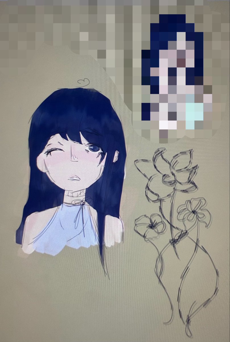 BabbleAppl3's tweet photo. Beep beep!! Isn’t she so lovely!! I blurred a part that I was unhappy with, sorry! @SweetB3rryBlast https://t.co/TN3803swZt