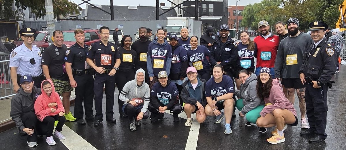 NYPD76Pct's tweet photo. Our officers proudly participated in the Annual Tunnel to Towers 5K Run &amp; Walk, honoring FDNY Firefighter Stephen Siller and all the heroes who made the ultimate sacrifice on 9/11. 

As we commemorate the 25th Anniversary of 9/11, we remain committed to NEVER FORGET. https://t.co/YIEZmqAzS3