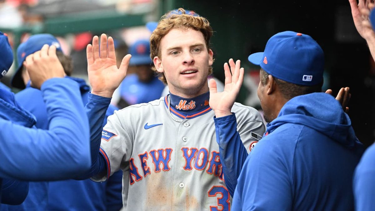 SNYtv's tweet photo. Mets lobby for 'superstar' Carson Benge to win NL Rookie of the Year https://t.co/aO69fDMC9f https://t.co/atloaKBO9h