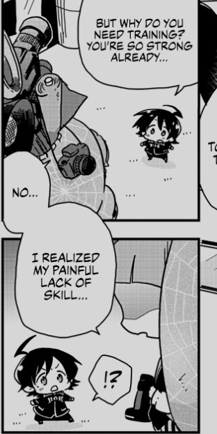LoveQuinTet's tweet photo. actually reading the after school iruma-kun spin off and im crying i need to know who did the artstyle for this chapter LOOK AT THEM THEIR ALL CHIBIS BIG HEAD SMALL ARMS AWWWWW https://t.co/CSkE4shJ8Z