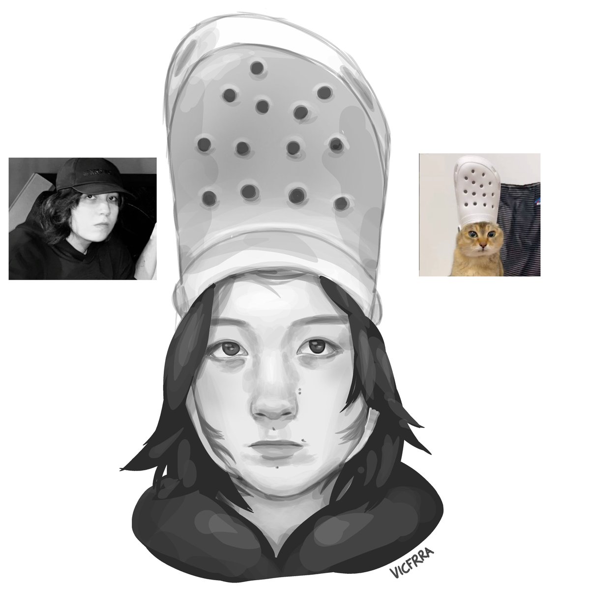 Vicfrraa's tweet photo. Oooh tole tole you mean #quackityfanart https://t.co/t6o4d8Wne9