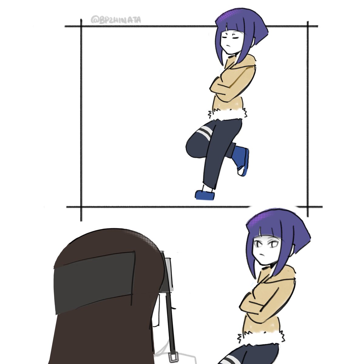 bp2hinata's tweet photo. Meeting cousin neji 
 [4\6] https://t.co/hMdifqWQ75