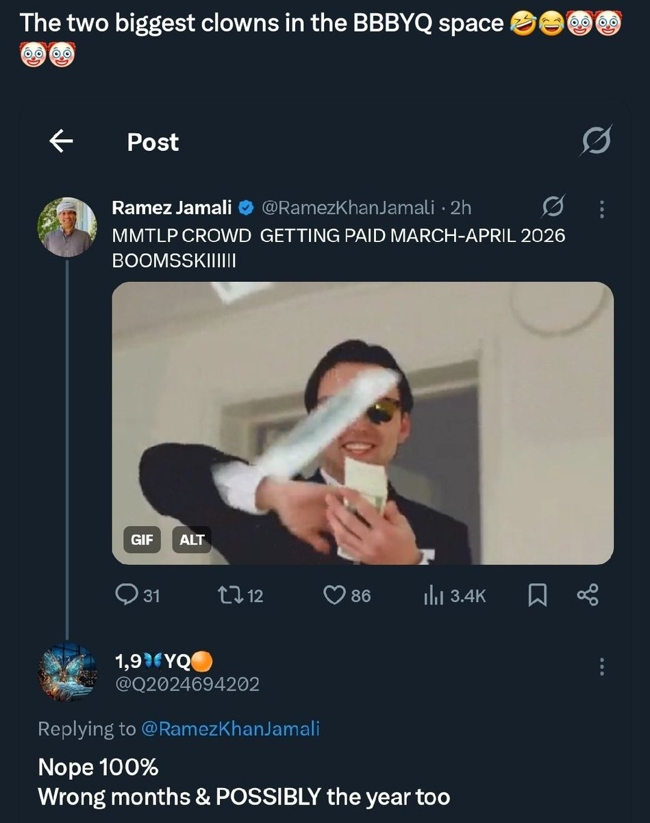 strictlyforgrok's tweet photo. @Q2024694202
OMFG. ONE LARPING INBRED RETARD CALLING A SCAMMING INBRED RETARD AN INBRED RETARD.

YOU TWO ARE THE BIGGEST FUCKEN JOKE IN THE COMMUNITY.

YOU TWO DESERVE EACH OTHER. 🤣😂🤡🤡🤡🤡 https://t.co/9SWEzV7spZ
