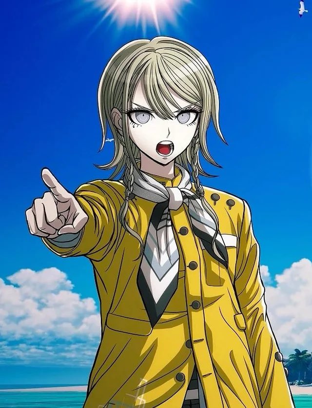 SimonSayz243's tweet photo. What if he’s evil lowkey. Like he’s  Chiaki cousin coming to kill the dr2 or something.
#Danganronpa2x2 https://t.co/oW0MU2i6Bp