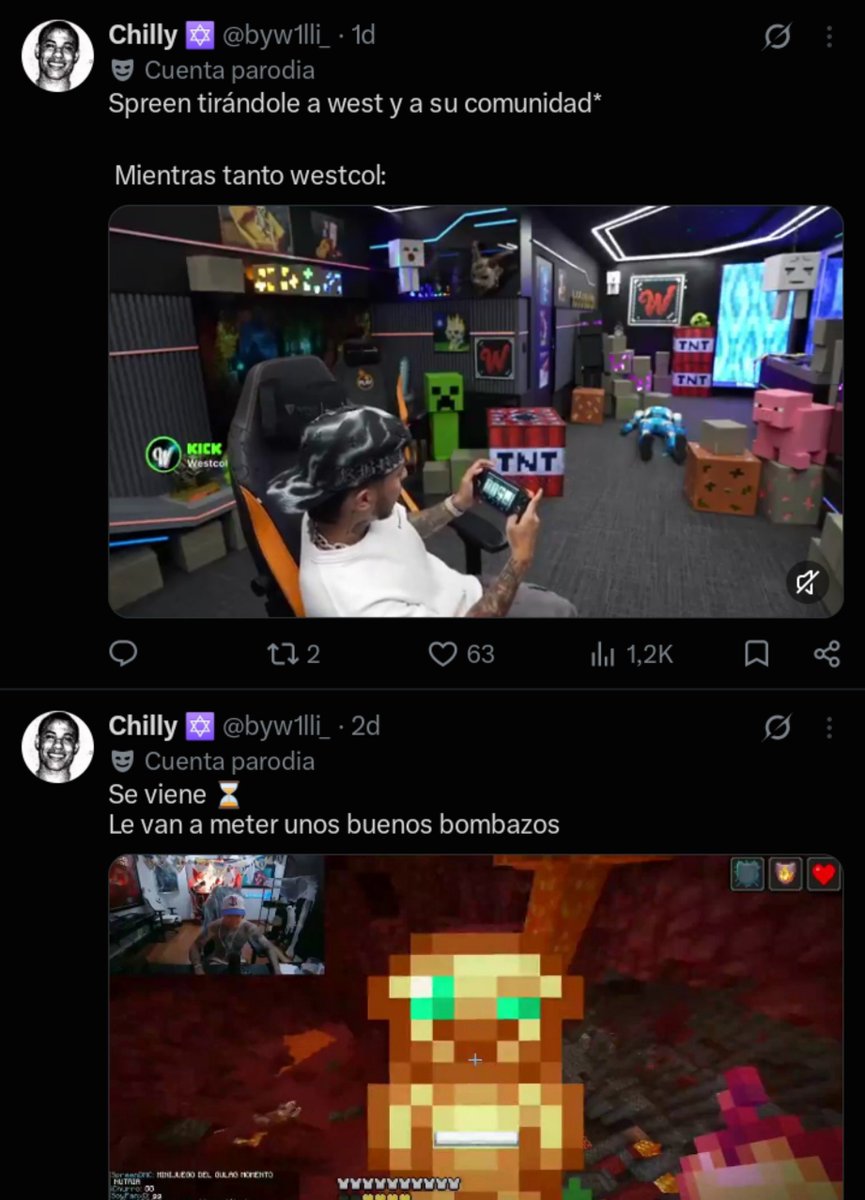 TheLapsyo's tweet photo. chicos es muy fácil meterse a la cuenta de ese @byw1lli_ y darse cuenta q el culiado es seguidor de el colombiano mogolico ese y hizo la captura para hacer quedar mal a los de spreen, dale https://t.co/J1Gpzh488M