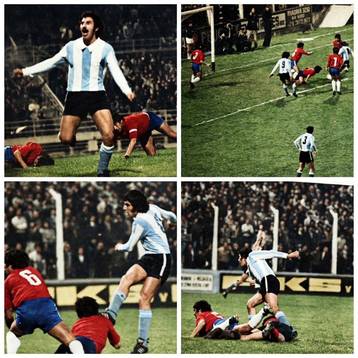 ElFortindeVelez's tweet photo. ¡A 54 AÑOS DE UNA NOCHE HISTÓRICA EN LINIERS!
🇦🇷 El 27 de septiembre de 1972, la #SelecciónArgentina vencía 2-0 a 🇨🇱 en el #Amalfitani y marcaba tres hitos para la historia de la Albiceleste:
🏟️ Primer partido OFICIAL de Argentina en la cancha de #Vélez.
🎓 Debut de Enrique Omar Sívori como DT de la Selección.
🏆 Consagración de la Copa Carlos Dittborn, tras el 4-3 de la ida en Santiago.
⚽ Los goles: Brindisi (34') y el "Ratón" Ayala (63').
🫧 La perlita de la noche: el debut del Beto Alonso ... que terminó con roja directa.
¿Se acordaban de este hito de la Selección? 👇