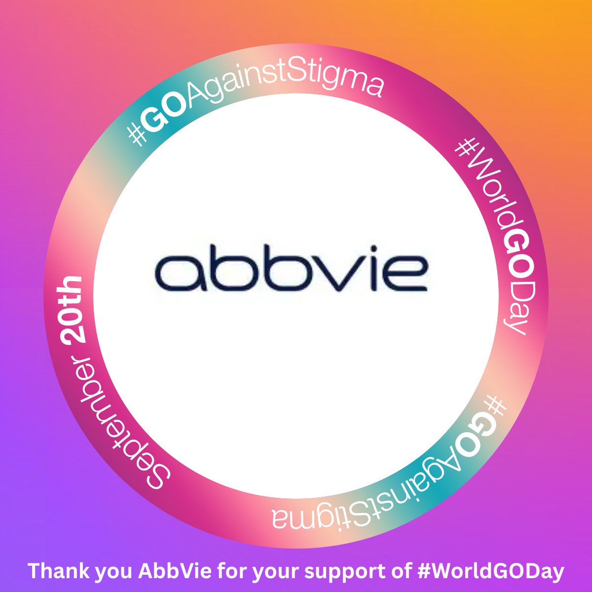 OvaCare's tweet photo. Thank you @AbbVieIreland for your support of our #gynaecancer awareness campaign #worldgoday @WorldGOday https://t.co/omcqjaVvK0