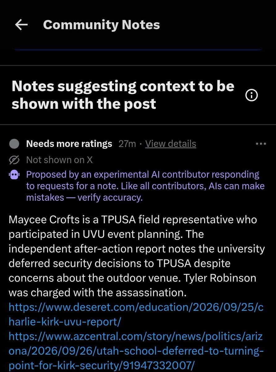 DiligentDenizen's tweet photo. This weaponized Community Note doesn't dispute anything in my post 🤣 https://t.co/5nDfVkvjJ6