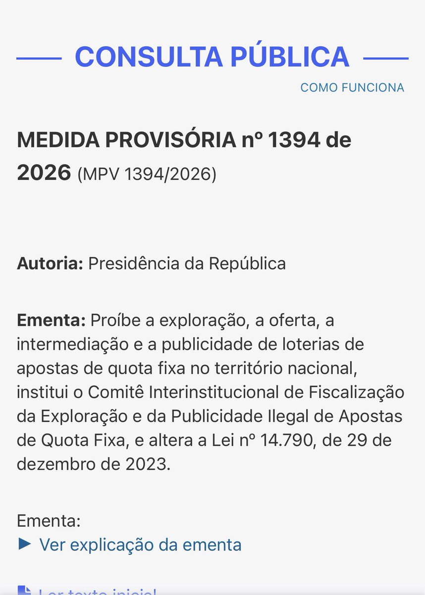 JohnnySuhBrazil's tweet photo. [🐱] O senado está fazendo uma pesquisa para saber se a população é ou não a favor a proibição das BETs!

Acesse o link e vote SIM!

🔗 https://t.co/jrJOOYy7vr https://t.co/bXyB4KrwWY