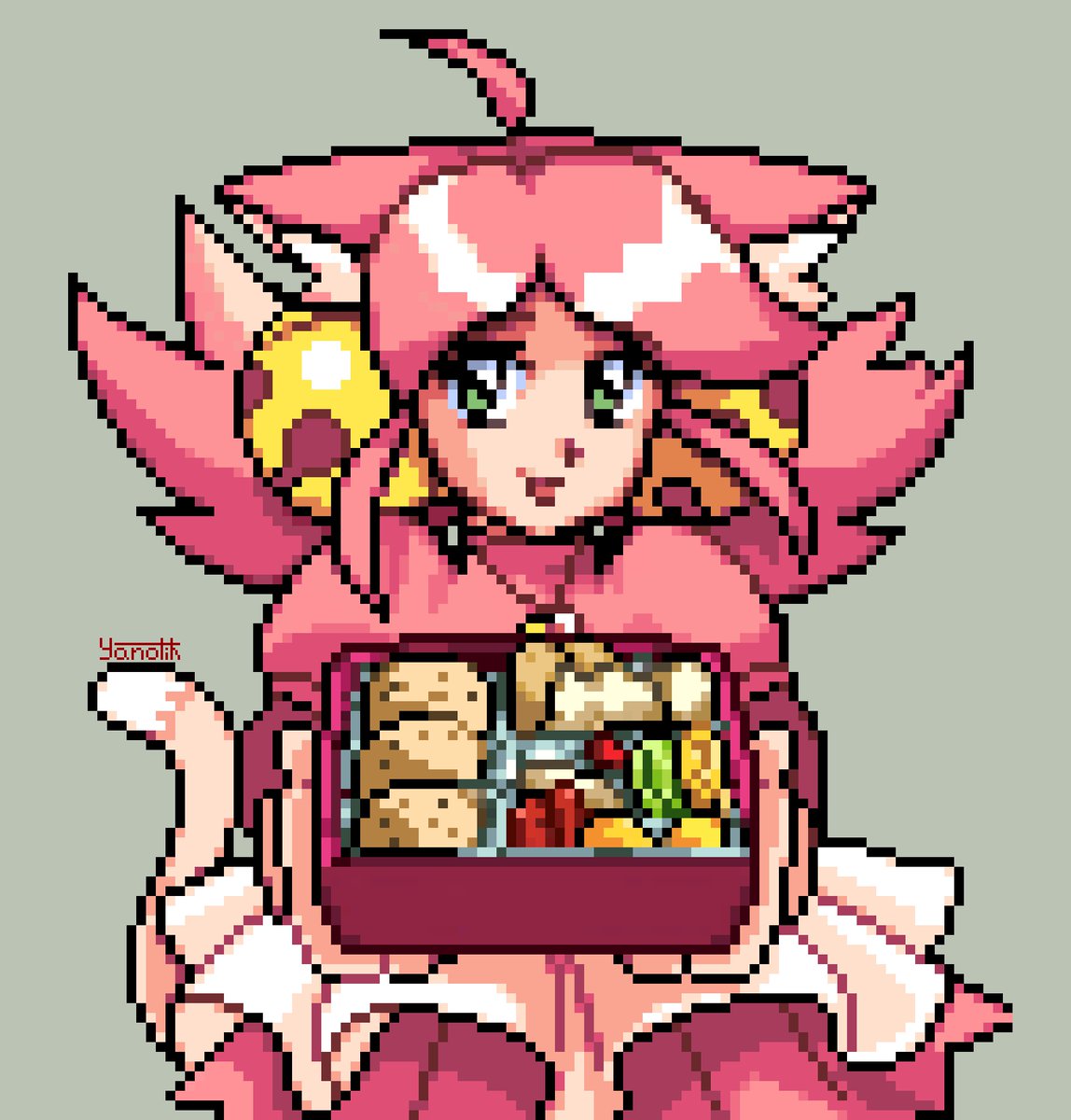 yanchous_yanus's tweet photo. lunch time!

#deltarune #cutiemewmew #pink https://t.co/DADAmBwEdS