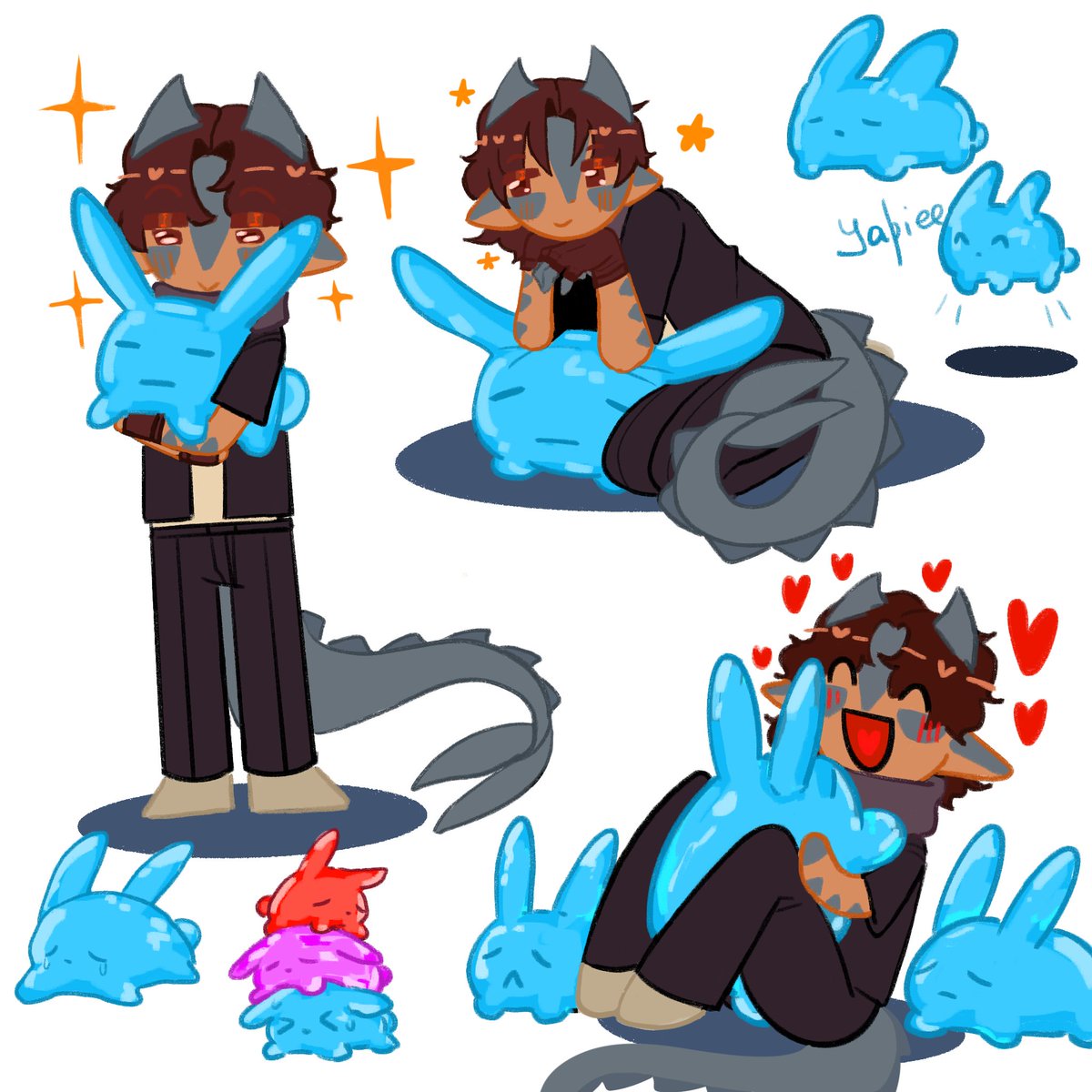 DailySilvasaur's tweet photo. Day 3 ✨
I love blub so much (⁠≧⁠▽⁠≦⁠)!!Silva also there I guess 
#silvasaurfanart https://t.co/cQtOiIEbwf