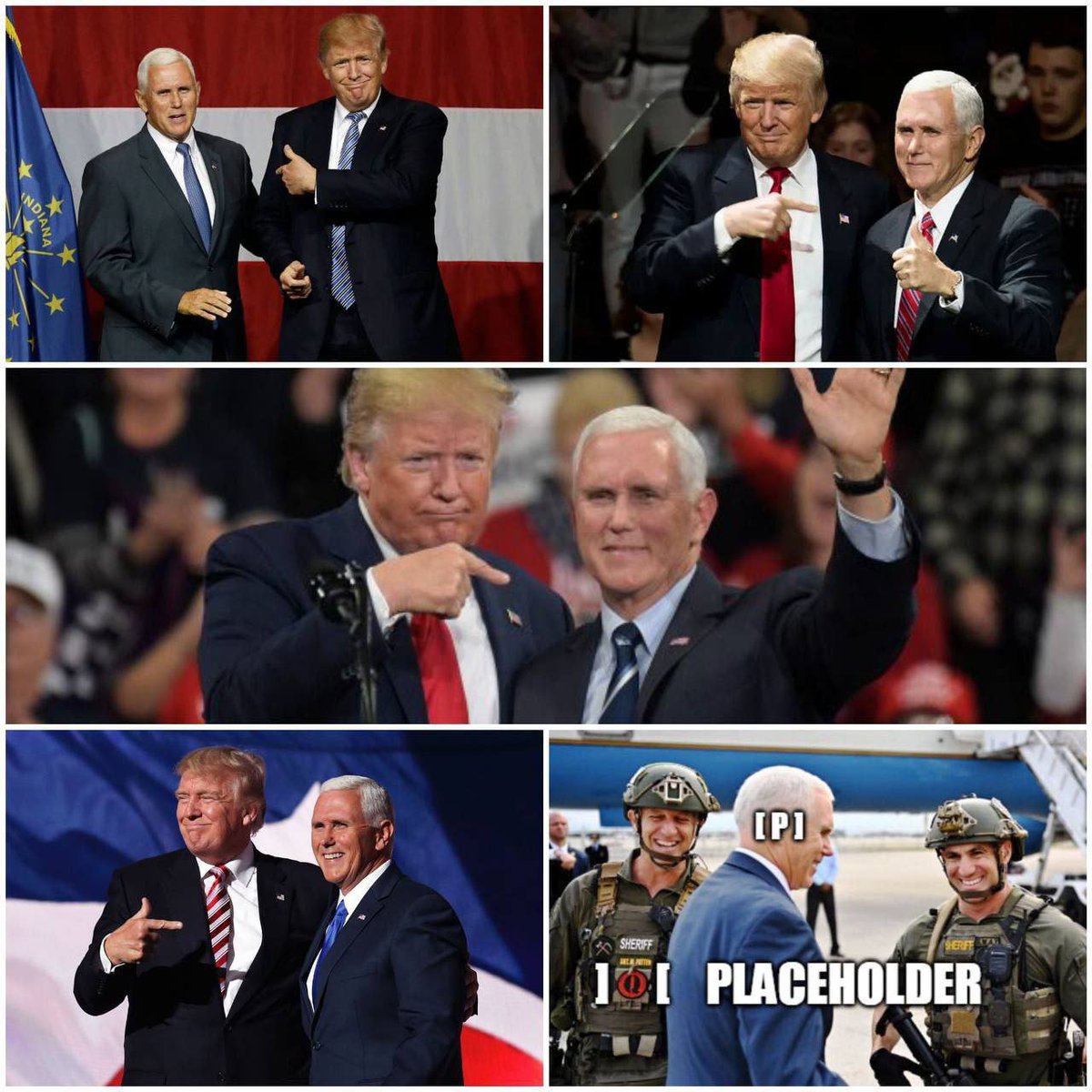 DrScotitYoung's tweet photo. You understand how this works now?

Some of you have no idea how layered this operation is. 

Tory Smith exposed Mike Pence and was killed for it.

How many pictures D. Trump has with the finger pointing?

How many people has he complemented?

That's how you know. https://t.co/4cgDGageJh