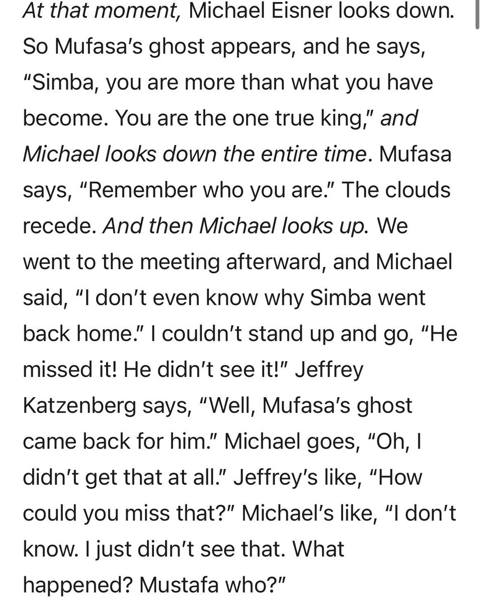 rwmead's tweet photo. New York Magazine ran an oral history of Lilo and Stitch that revealed Michael Eisner was notorious in the animation department for failing to grasp key plot information during screenings so I’m just going to assume this is Eisner’s burner YouTube account https://t.co/aogSDex9wz