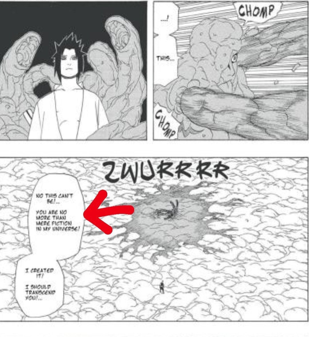 Middffy's tweet photo. @AnirudhV277386 @OsamaNassii @Midfffy @JotaroMidorima @loctusder @ThickCalvedSage Here's Orochimaru said to have created a universe btw 💔💔💔 https://t.co/uXkkqFiYun
