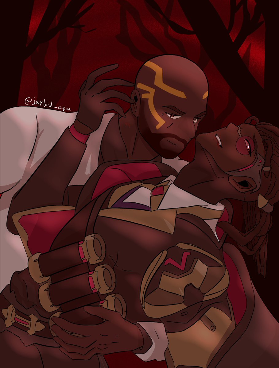 Aqua1490's tweet photo. #overwatch give Doomfist his boyfriend back 
#Doctrine #overwatchfanart #fanart https://t.co/dcrptXfKMn