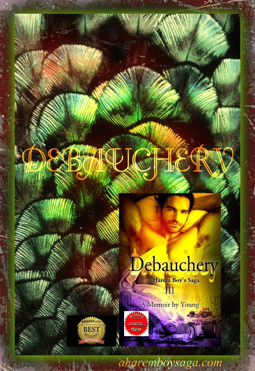 FoongFoo34491's tweet photo. DEBAUCHERY https://t.co/fUoFojBIwX is the 3rd book of a #lovestory between a young man and his chaperone while maneuvering through the mine-fields of a Middle Eastern harem in the mid-1960s.
#HistoricalLoveStory #AuthorUpROAR #Autobiography https://t.co/y2xVgf8PdE
