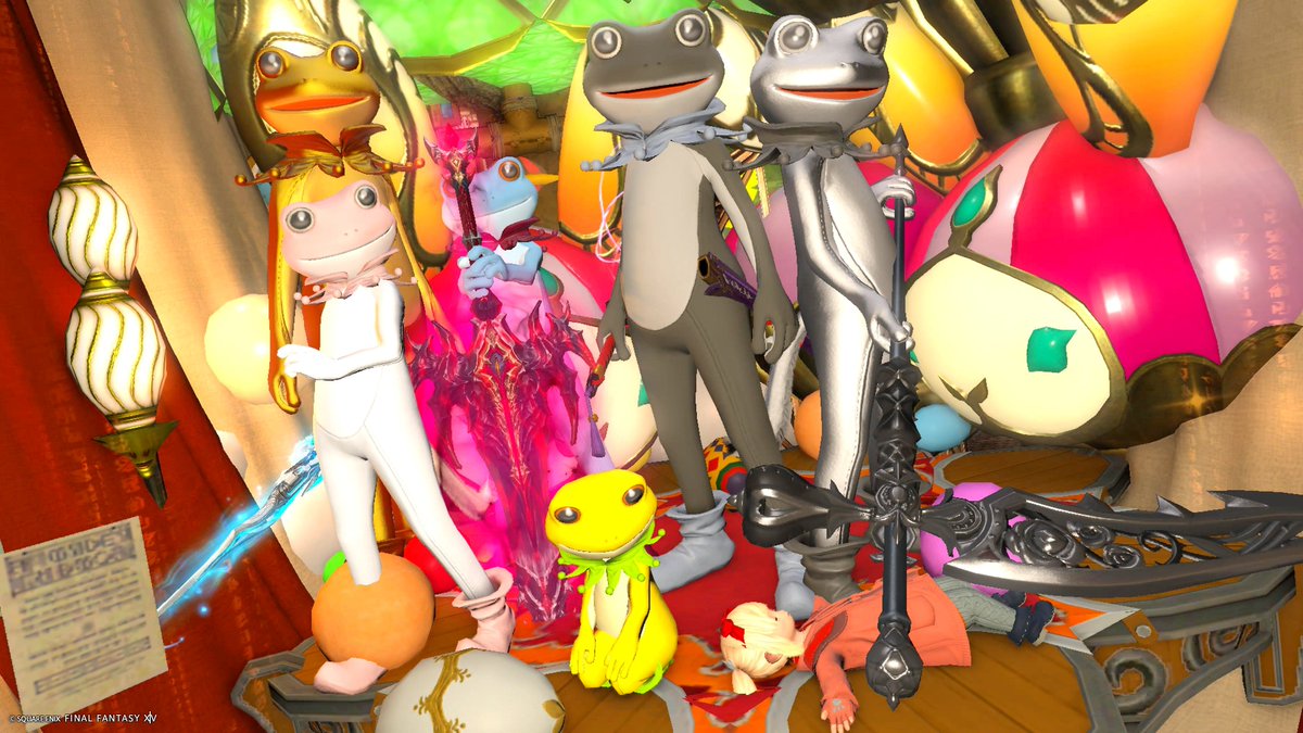 Oo_m0m0chan_oO's tweet photo. ここは廃工場の片隅。
『ウツロウサギは黄昏に夢をみる』

うさぎ…のはずが
気づいたらカエルに囲まれていた…

#ハウジンガーマンション
#studio_ricamo https://t.co/92SOAJ9M2m