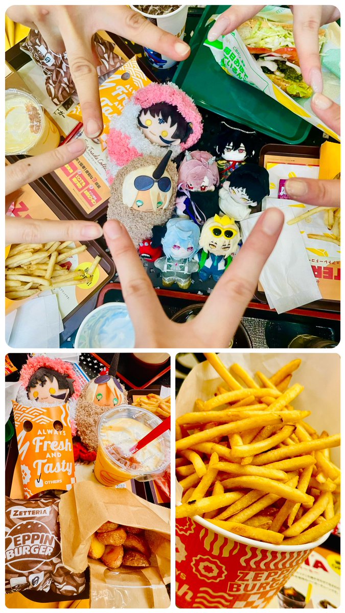 toraonoonigiri's tweet photo. 9/13は末グリ！紫愧さんのご厚意でウァサゴ＆アガレスのポストカード置かせて頂けて感謝です🙏✨️写真集とアクセいつか作りたいなー
紫愧さん子マモやるとのことでマモン父やりました！親子最高じゃない⁉️✨レイヤーさんいっぱいいて興奮した🤤本もグッズも沢山買えたしアフターも楽じがっだ🙌🏻︎💕 https://t.co/SUC1qxubIf
