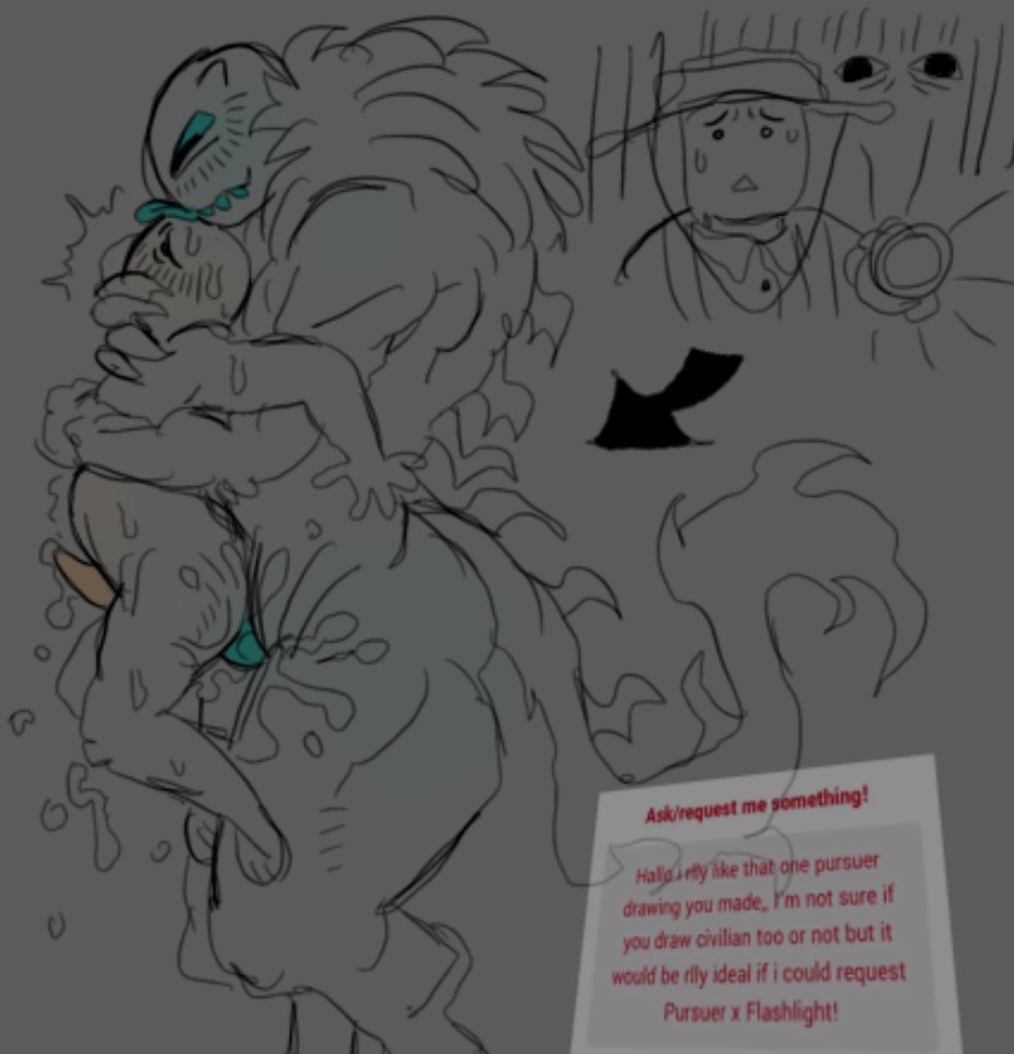 D0CT0R_FREAK's tweet photo. // flashlight x pursu3r ,slighttt cumflation 
im quite fond of this ship actually 
#dieofdick https://t.co/w3MkJxTWQv