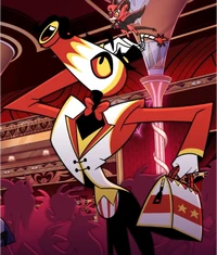 decoradoomed's tweet photo. i love the background sinners so much

their designs definitely convey how they died/how they lived in life

like the goat fangirl was likely apart of a cult and subsequently became a sacrifice

or the cannon dude was probably in a circus act where he was shot out of a cannon https://t.co/r0bYga64Cz