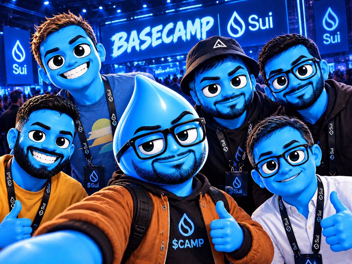 SuiBaseCamp's tweet photo. @EmanAbio @OLUDCUTZ Selfie with the co-founders at Basecamp - where builders, ideas, and the Sui community come together. 💧💙 

@EmanAbio @kostascrypto @EvanWeb3 @GDanezis @b1ackd0g @seannyboy126 

#Sui #Basecamp #SuiCommunity #Builders #CoFounders https://t.co/NDkiafbVJu
