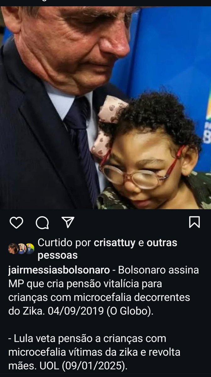 ClaudeLuca_'s tweet photo. LULA VETOU A PENSÃO PARA CRIANÇAS COM MICROCEFALIA QUE BOLSONARO CRIOU! 
FORA LULA!!! https://t.co/jRA2c4pZ8f