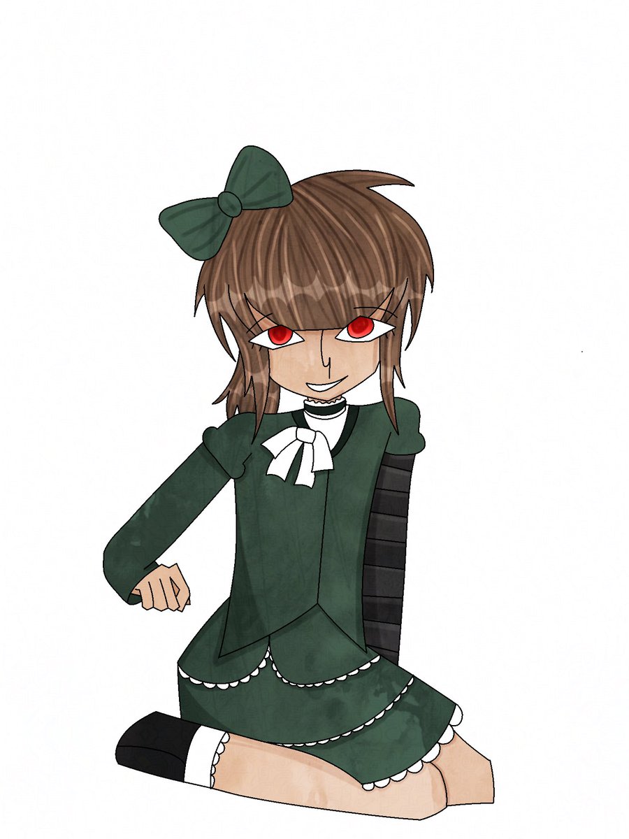 corzekiel's tweet photo. I made a danganronpa oc I suppose I’ll post her here too… she’s a udg oc and she’s the lil ultimate history and she’s a monokuma kid k? Ok

#danganronpa #ultradespairgirls #danganronpaoc https://t.co/2Atw2nk6Kz