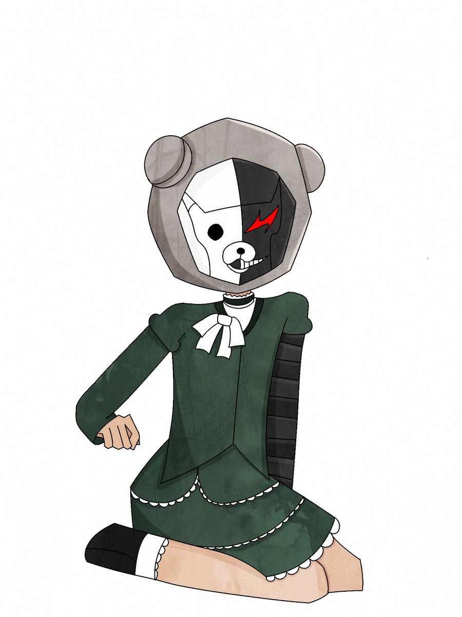 corzekiel's tweet photo. I made a danganronpa oc I suppose I’ll post her here too… she’s a udg oc and she’s the lil ultimate history and she’s a monokuma kid k? Ok

#danganronpa #ultradespairgirls #danganronpaoc https://t.co/2Atw2nk6Kz