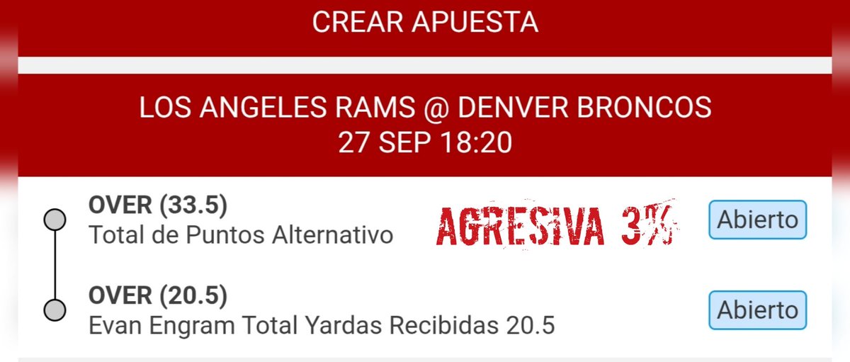 ElVecinoPicks's tweet photo. 🚨 YA HICIMOS EL DINERO HOY. AHORA VAMOS A DIVERTIRNOS. 😈🌶️

No voy a arriesgar las ganancias por querer exprimir la noche.

💰 Ganancias guardadas.
🔥 Poco bank y este parlay para ponerle PICANTE al Sunday Night.

🎟️ +33.5 puntos
🎯 Engram +20.5 yardas

A disfrutar. 🏈 https://t.co/kDalXHoLjy