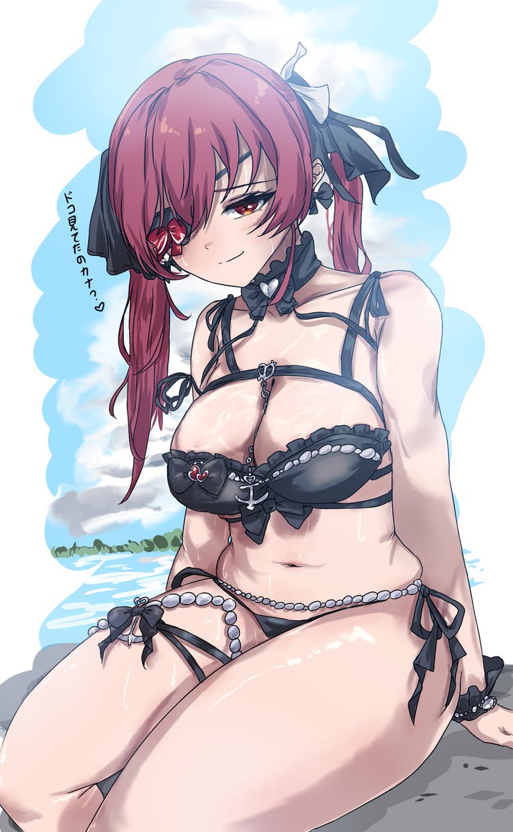 KamataniROC's tweet photo. ホロドリ水着の宝鐘マリン🏴‍☠️
#マリンのお宝 https://t.co/YIH5APyZdO