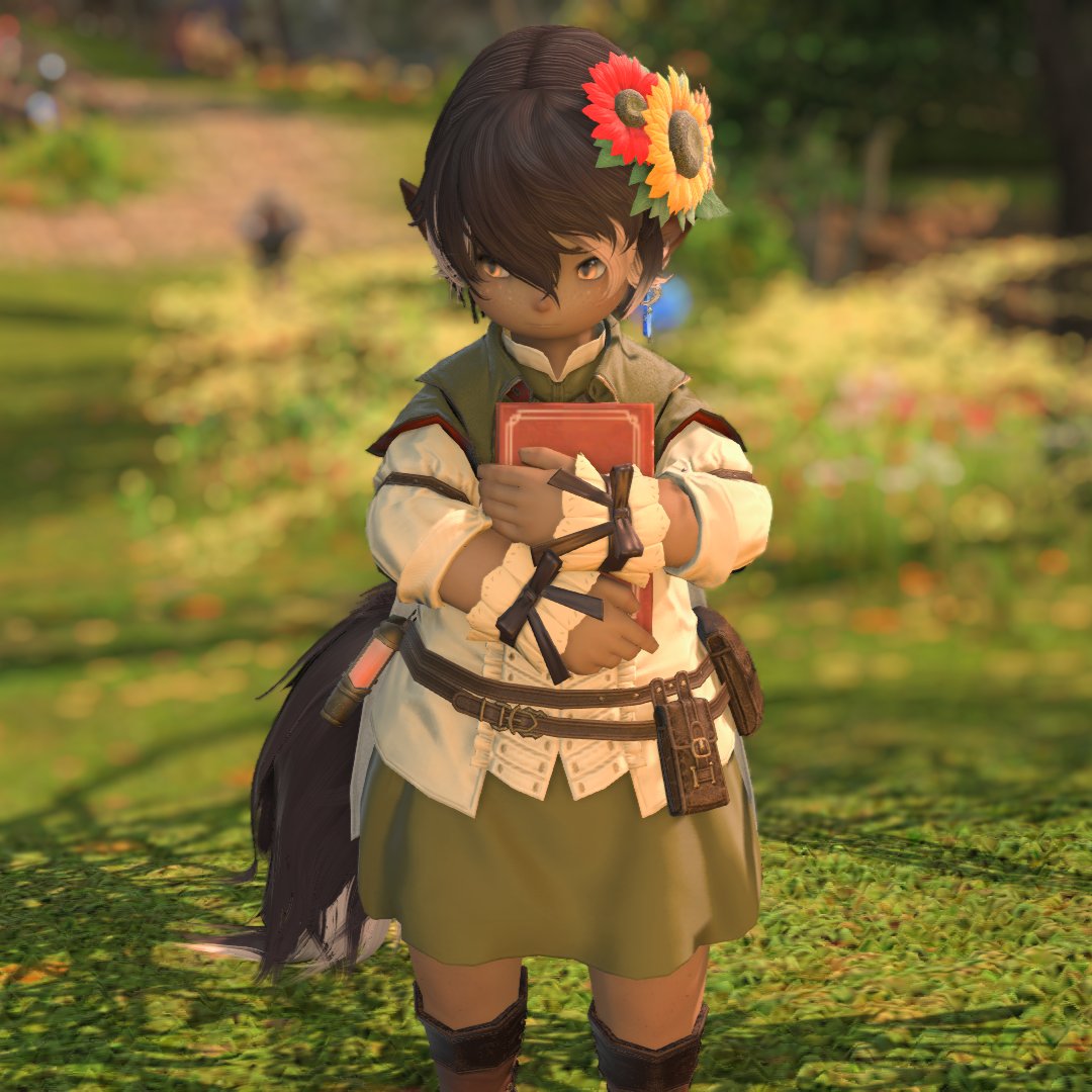 theyampster's tweet photo. they're studying to be a librarian 📚...

#lalafell https://t.co/qVPaueFCiA