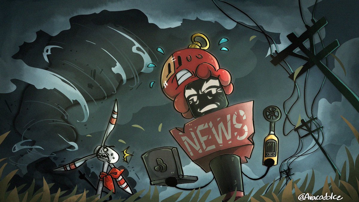 Avacadolce's tweet photo. A retired anchorman and his team chasing storms! Hope they find one soon...
Wanted to draw our OCs because they make me smile!
#forensicsosc #bfdi #osc #bfditwt https://t.co/LYuUmzQrq2