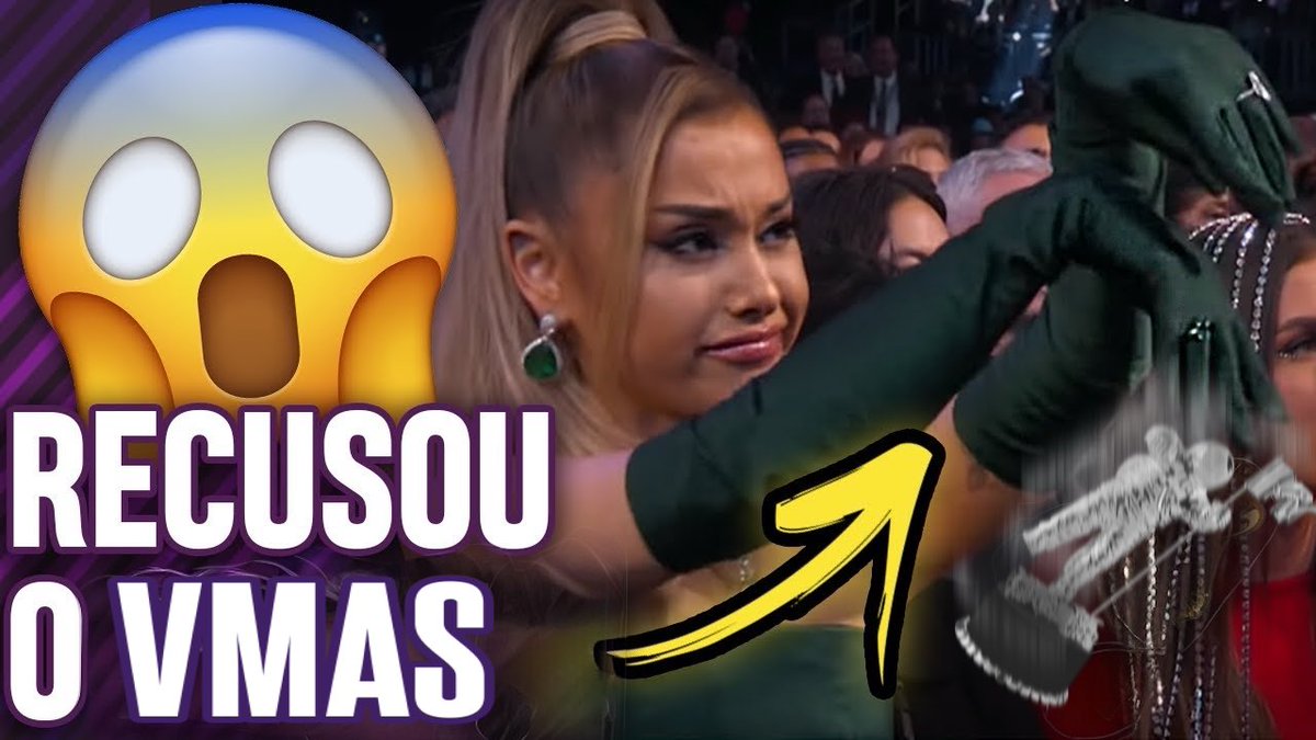 acervogrande's tweet photo. 🚨 ARIANA RECUSOU O #VMAs https://t.co/hD6eobNOC9