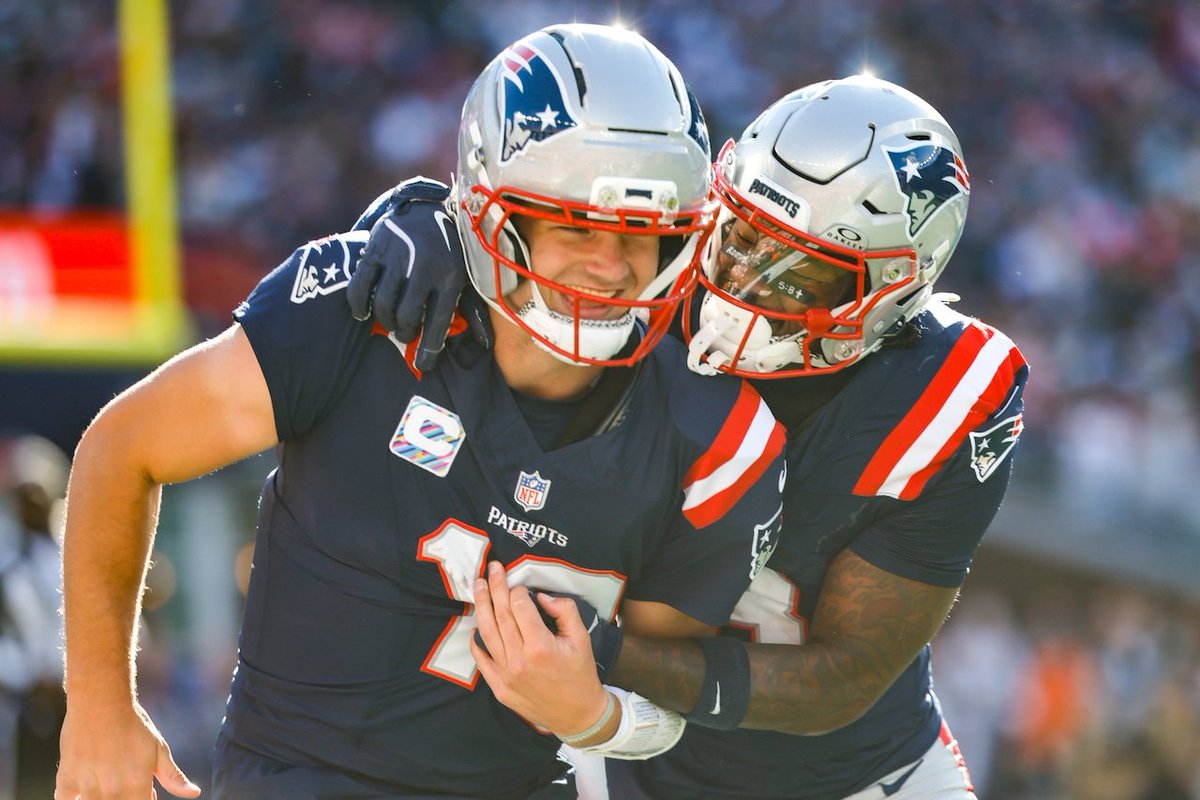 YANGS1K's tweet photo. Stefon Diggs was Drake Maye's mojo. And now he's gone because Eliot Wolf and Mike Vrabel didn't want to give him $8 million guaranteed. Infuriating https://t.co/tjhsir2B3j