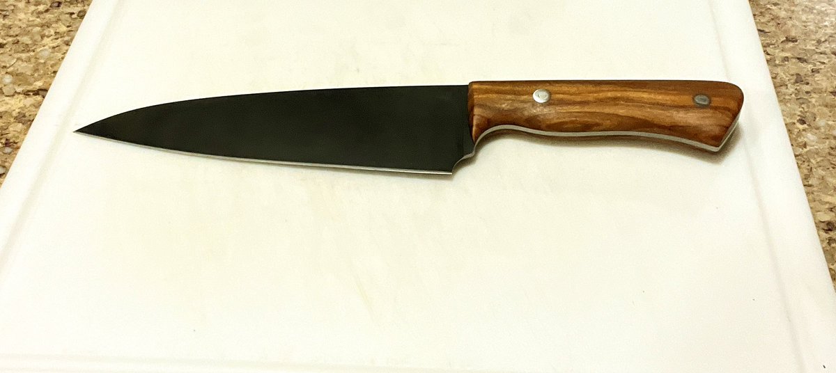 Culinistic's tweet photo. @Richard_Kadrey @GreatDismal @chrissteinplays Let me join in on recommending Brian. He made my chefs knife. https://t.co/R0KuqPUeiR