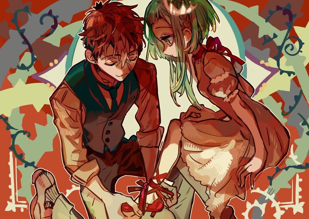 tbhkwiki's tweet photo. I suddenly felt the need to announce my crazy infatuation with Sakuhiko all of their art is GORGEOUS. I especially love the first artwork; the green and the silver jewelry omg they’re so beautiful they always look so classy together #cries https://t.co/8ZlgeQ9kgI
