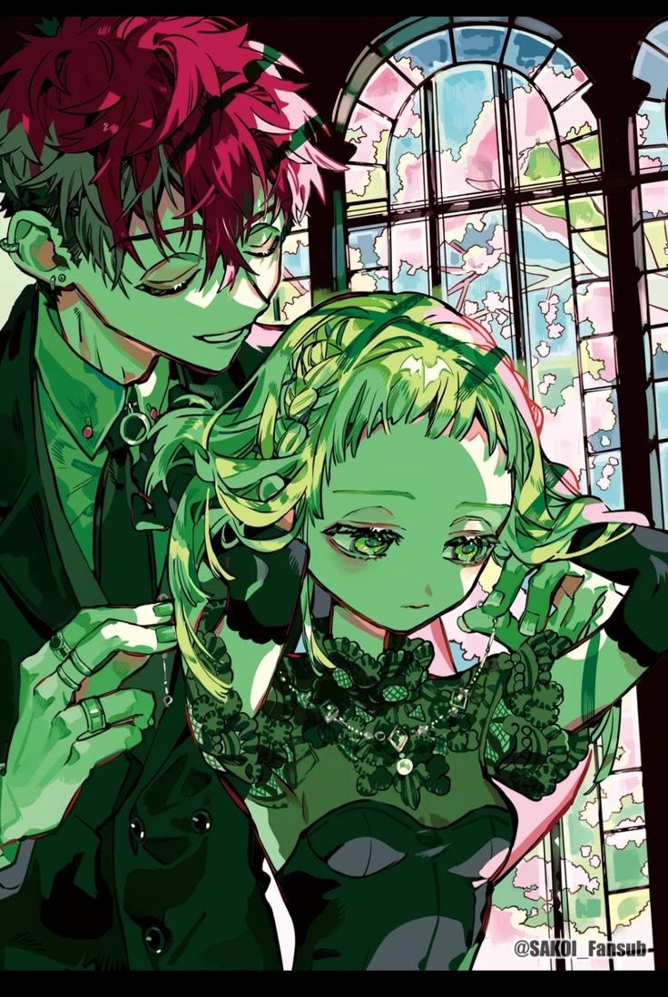 tbhkwiki's tweet photo. I suddenly felt the need to announce my crazy infatuation with Sakuhiko all of their art is GORGEOUS. I especially love the first artwork; the green and the silver jewelry omg they’re so beautiful they always look so classy together #cries https://t.co/8ZlgeQ9kgI